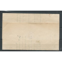 Nederland 4 op locale circulaire AMSTERDAM 1866  VFU/gebr  CV 50 €