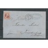 Nederland  5 op brief 1864 ROTTERDAM-SIEGEN VFU/gebr  CV 50+ €