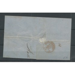 Nederland  5 op brief 1867 ROTTERDAM-AMSTERDAM VFU/gebr  CV 50+ €