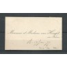 Nederland  15 met "UTRECHT 1877" tweeletter op kaartje VFU/gebr  CV 10+++ €