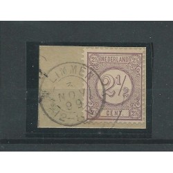 Nederland 33 met "LIMMEN 1899"  kleinrond  VFU/gebr  CV 45 €