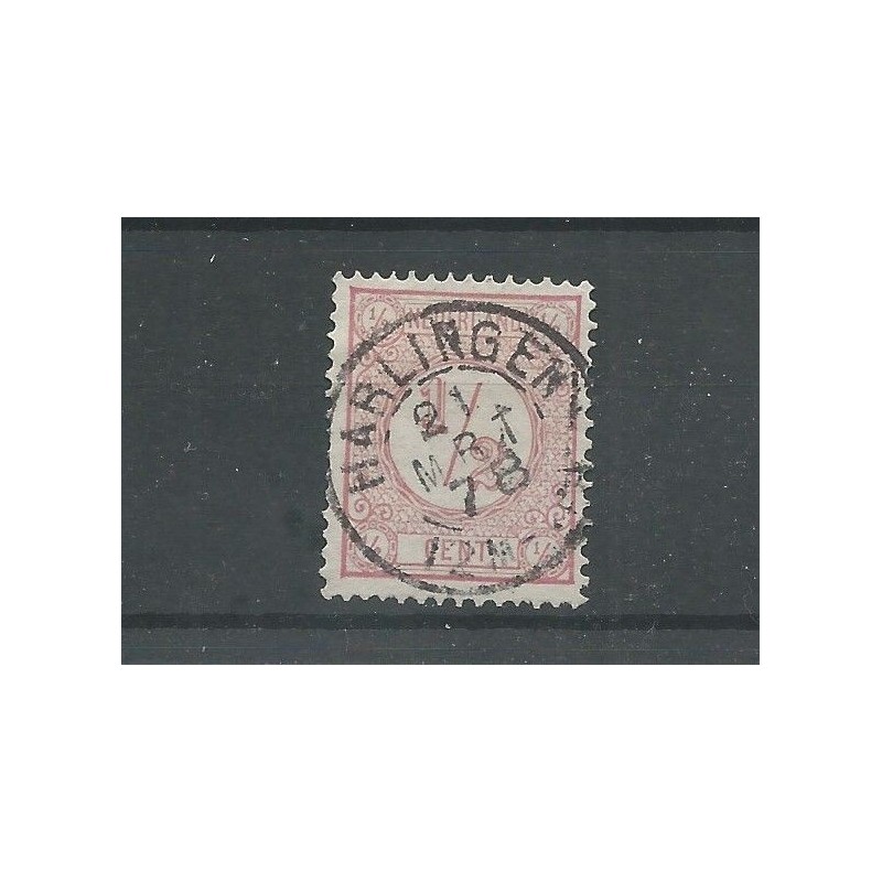 Nederland 30 met HARLINGEN 1878 tweeletter stempel VFU/gebr CV 10+ € Nederland 30 met HARLINGEN 1878 tweeletter stempel VFU/gebr CV 10+ €