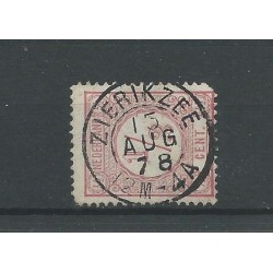 Nederland 30 met ZIERIKZEE 1878 tweeletter stempel VFU/gebr CV 10+ €