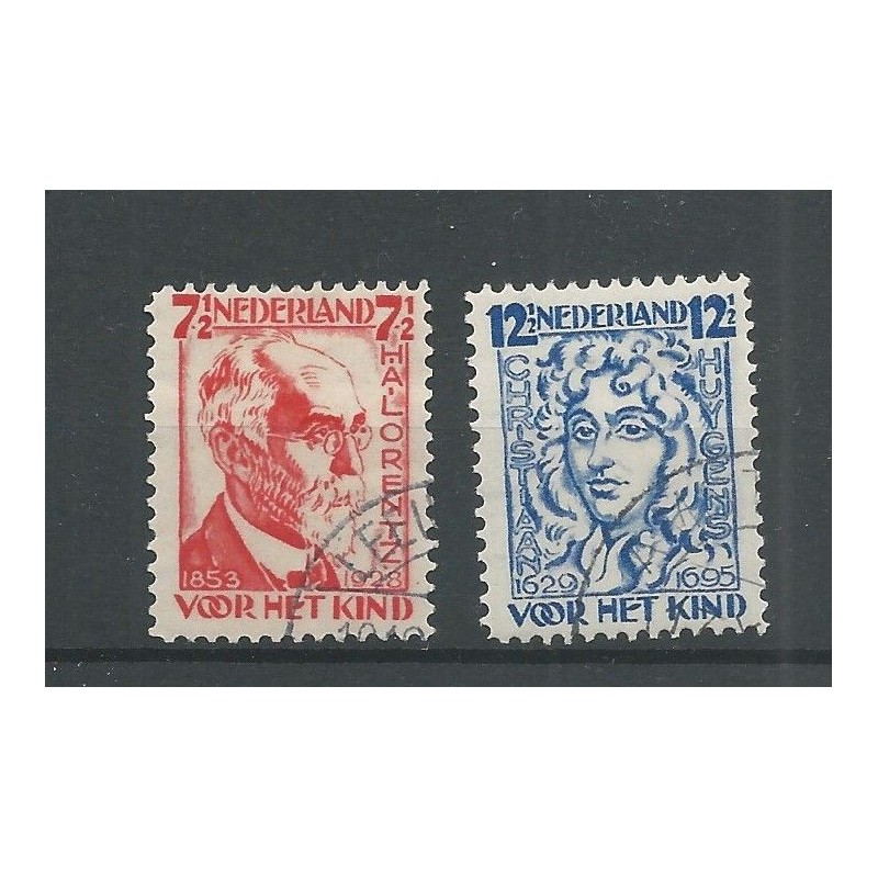 Nederland 222a-223a Kind 1928 VFU/gebr CV 8,75 € Nederland 222a-223a Kind 1928 VFU/gebr CV 8,75 €