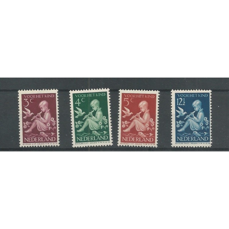 Nederland 313-317 Kind 1938 MNH/postfris CV 48 € Nederland 313-317 Kind 1938 MNH/postfris CV 48 €