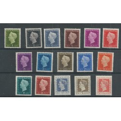 Nederland 474-489 Wilhelmina MNH/postfris CV 168 €