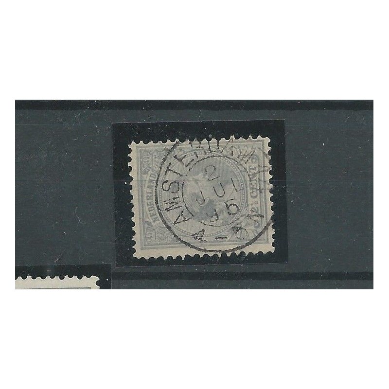 Nederland 38 met "AMSTERDAM-14 1895" kleinrond VFU/gebr CV 20+ € Nederland 38 met "AMSTERDAM-14 1895" kleinrond VFU/gebr CV 20+ €