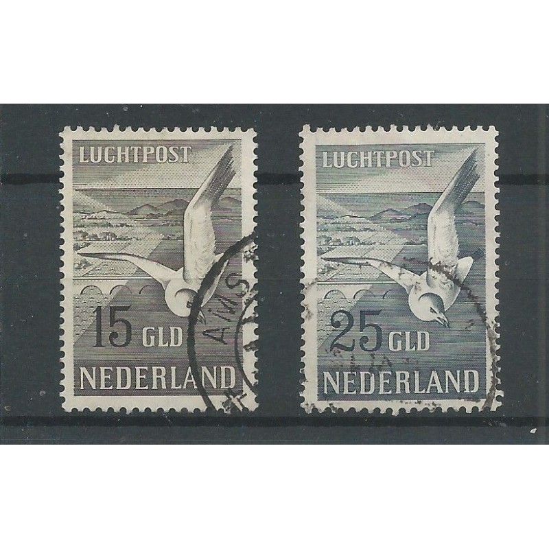 Nederland LP12-13 Luchtpost Meeuwen VFU/gebr CV 250 € Nederland LP12-13 Luchtpost Meeuwen VFU/gebr CV 250 €