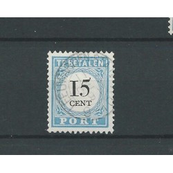 Nederland PORT P9 D-III kleinrond "LEEUWARDEN-STATN "  VFU/gebr  CV 45 €
