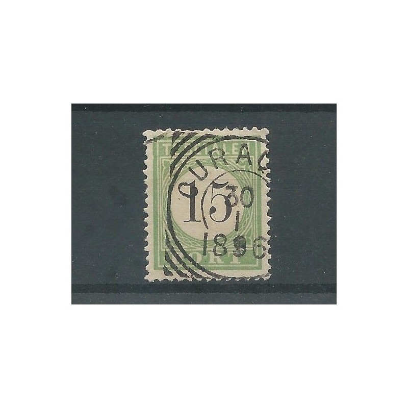 Curacao P5-III  Port 1889  VFU/gebr CV 30 €