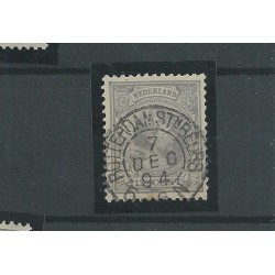 Nederland  38 met "AMSTERDAM C:STATION 1896" kleinrond VFU/gebr  CV 5+ €