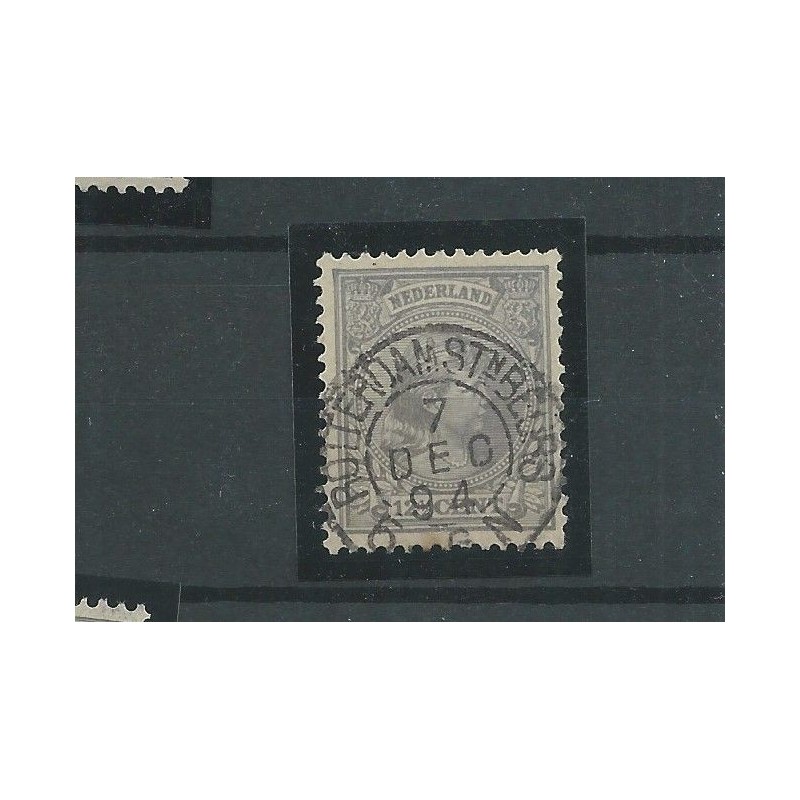 Nederland 38 met "AMSTERDAM C:STATION 1896" kleinrond VFU/gebr CV 5+ € Nederland 38 met "AMSTERDAM C:STATION 1896" kleinrond VFU/gebr CV 5+ €
