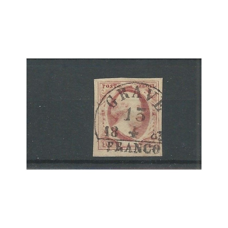 Nederland 2 plt I-9 "GRAVE-B 1853" VFU/gebr CV 130+ € Nederland 2 plt I-9 "GRAVE-B 1853" VFU/gebr CV 130+ €