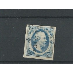Nederland 1b  Willem III  1852  VFU/gebr  CV 50 €