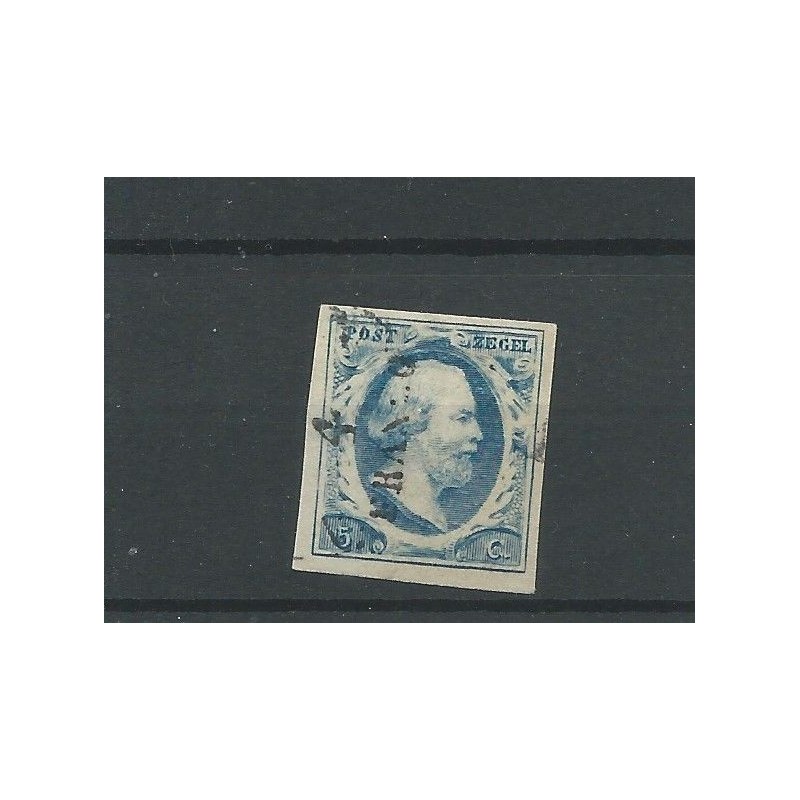 Nederland 1b Willem III 1852 VFU/gebr CV 50 € Nederland 1b Willem III 1852 VFU/gebr CV 50 €