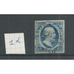 Nederland 1d "MEDEMBLIK-A"  VFU/gebr  CV 150++ €