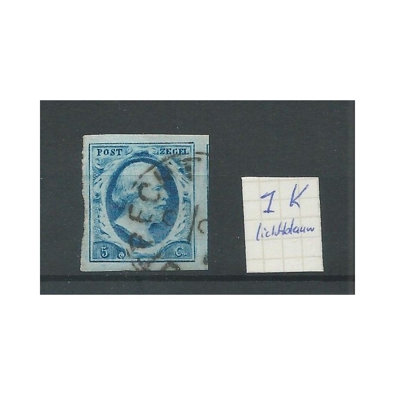 Nederland 1k plt III-9 "UTRECHT-C" VFU/gebr CV 100 € Nederland 1k plt III-9 "UTRECHT-C" VFU/gebr CV 100 €