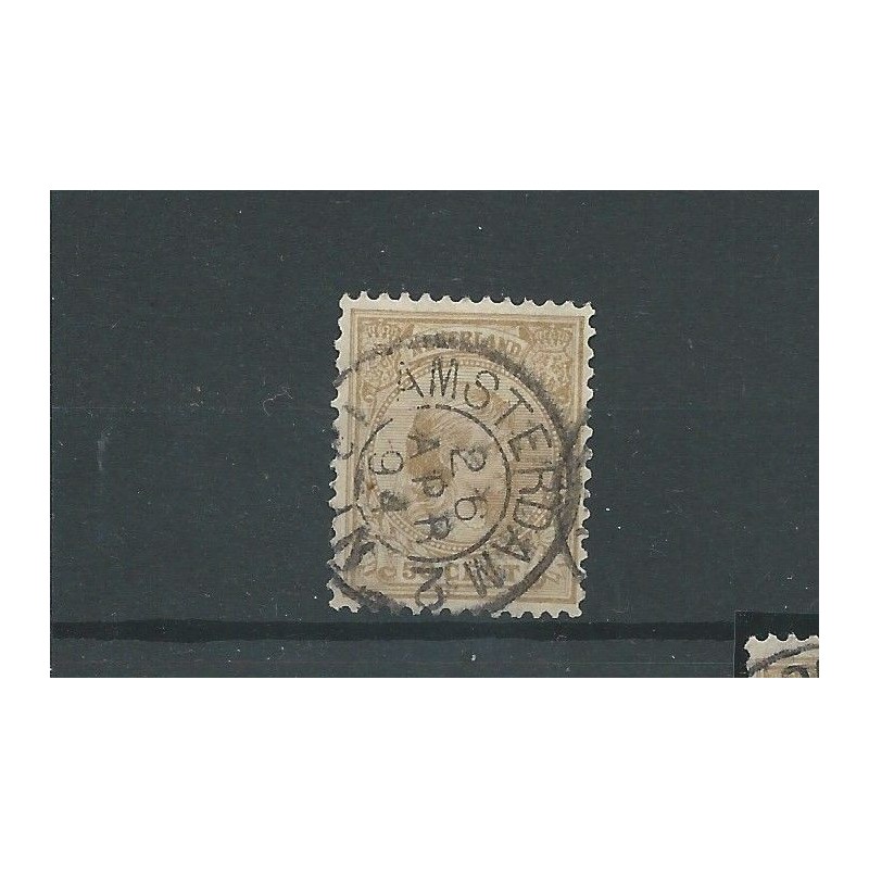 Nederland 43 met "AMSTERDAM-2 1894" kleinrond VFU/gebr CV 28,5+ € Nederland 43 met "AMSTERDAM-2 1894" kleinrond VFU/gebr CV 28,5+ €