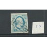 Nederland 1o plt V   brede randen VFU/gebr  CV 45+ €