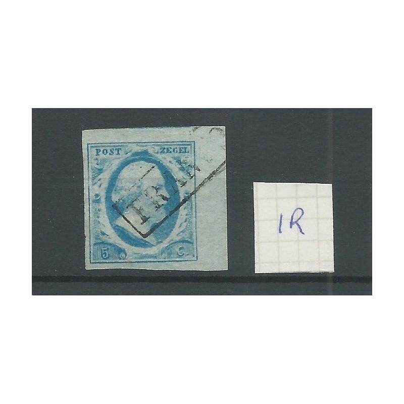 Nederland 1r plt VI-70 randstuk VFU/gebr CV 45+ € Nederland 1r plt VI-70 randstuk VFU/gebr CV 45+ €