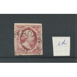 Nederland 2d plt II   VFU/gebr  CV 50 €