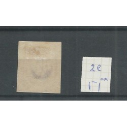 Nederland 2e  plt III open hoekkaderlijn  VFU/gebr  CV 50 €