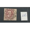 Nederland 2l  plt VI "ROERMOND-C" randhoek   VFU/gebr  CV 100+ €