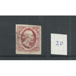 Nederland 2o  plt IX  VFU/gebr  CV 70+ €