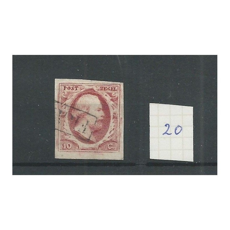 Nederland 2o plt IX VFU/gebr CV 70+ € Nederland 2o plt IX VFU/gebr CV 70+ €