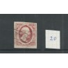 Nederland 2o  plt IX  VFU/gebr  CV 70+ €