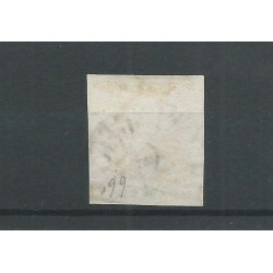Nederland 3b  plt I  "GRONINGEN 1854" VFU/gebr  CV 225+ €