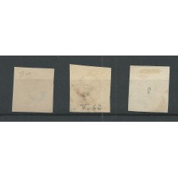 Nederland 1-3 Willem III 1852   VFU/gebr  CV 250 €