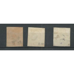 Nederland 1-3 Willem III 1852   VFU/gebr  CV 250 €