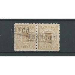 Nederland  17 paartje  "Franco in Kastje"  VFU/gebr  CV 60+ €
