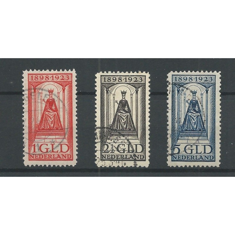 Nederland 129-131 Wilhelmina VFU/gebr CV 510 € Nederland 129-131 Wilhelmina VFU/gebr CV 510 €