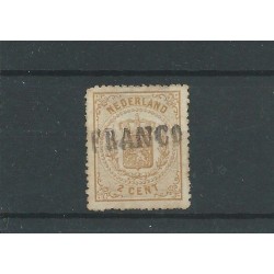 Nederland  17   "Franco zonder Kastje"  VFU/gebr  CV 50+ €