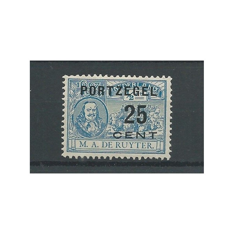 Nederland P41f "Streepje door D" MH/ongebr CV 60 € Nederland P41f "Streepje door D" MH/ongebr CV 60 €