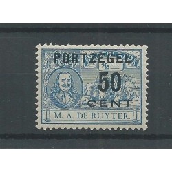 Nederland P42f  "Streepje door D"  MH/ongebr CV 195 €