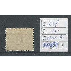 Nederland D2f Port "Gebroken A"  MH/ongebr CV 115 €