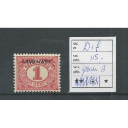 Nederland D1f Port "Gebroken A"  MH/ongebr CV 115 €