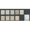 Zwitserland  20-28 Sitzende Helvetia  VFU/gebr   CV 500 €