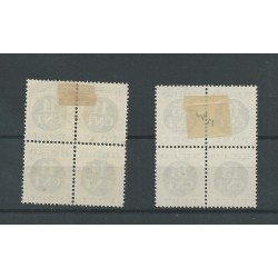 Nederland PV1-2  Blokken van 4  VFU/gebr CV 260 €