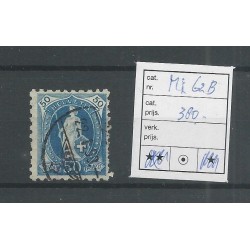 Zwitserland  62B Stehende Helvetia 50ct VFU/gebr   CV 380 €