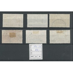 Zwitserland 179-184 Luchtpost  VFU/gebr   CV 170 €