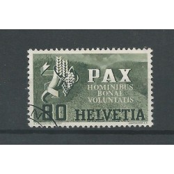 Zwitserland  454 PAX 80ct  VFU/gebr   CV 100 €