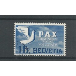 Zwitserland  455 PAX  1Frank VFU/gebr   CV 120 €