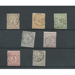 Nederland PW1-7 Postbewijs  VFU/gebr  CV 470 €  stempels!