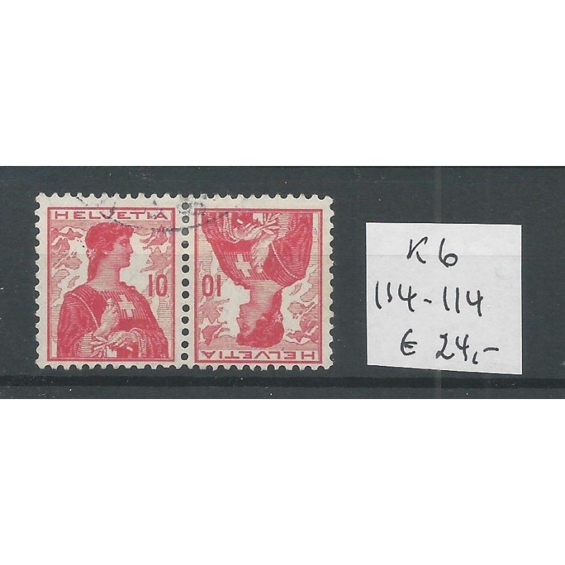 Zwitserland K6 VFU/gebr CV 24 € Zwitserland K6 VFU/gebr CV 24 €