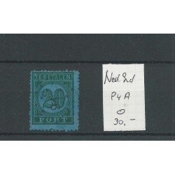 Ned. INDIE  P4A met puntstempel 91  VFU/gebr  CV 40+ €