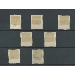 Nederland PW1-7 Postbewijs  VFU/gebr  CV 470 €  stempels!